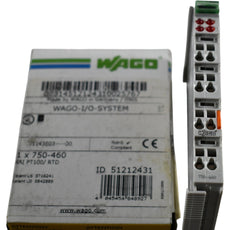 NEW WAGO 750-460 4-Channel Analog Input Module AI Pt100 RTD PLC I/O System