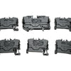 NEW Lot 9 WAGO TOPJOB S Terminal Blocks 2202-1201 2102-1201 2002-1201 12AWG