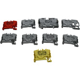 NEW Lot 9 WAGO TOPJOB S Terminal Blocks 2202-1201 2102-1201 2002-1201 12AWG