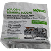 NEW WAGO TOPJOB S Terminal Blocks Push-in CAGE CLAMP 22-4 AWG 60380495
