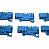 NEW Lot 6 WAGO 2206-8034 TOPJOB S Blue Ex i Terminal Block 2-Conductor 8 AWG