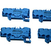 NEW Lot 6 WAGO 2206-8034 TOPJOB S Blue Ex i Terminal Block 2-Conductor 8 AWG