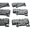 NEW Lot 6 WAGO 2206-8031 TOPJOB S Distribution Terminal Block 20-8 AWG Gray