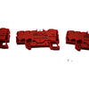 NEW Lot 5 WAGO 2206-8033 TOPJOB S Distribution Terminal Block 20-8 AWG Red