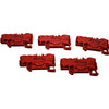 NEW Lot 5 WAGO 2206-8033 TOPJOB S Distribution Terminal Block 20-8 AWG Red