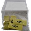 NEW Pack 5 WAGO 285-170 Protective Warning Marker High Voltage Symbol Yellow