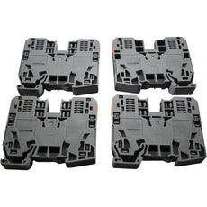 NEW Lot 4 WAGO 285-135 2-Conductor Through Terminal Block 125A 1000V Gray