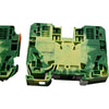 NEW Lot 2 WAGO 285-137 2-Conductor Ground Terminal Block 35mm 125A Green Yellow