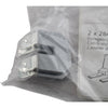 Pack of 2 NEW Wago 284-412 Comb-Style Jumper Bar 125A 2-Way Insulated Gray