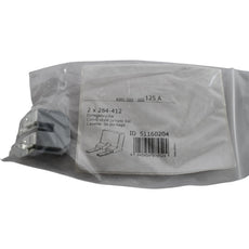 Pack of 2 NEW Wago 284-412 Comb-Style Jumper Bar 125A 2-Way Insulated Gray