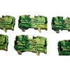 Lot of 7 NEW Wago 2016-1207 TOPJOB S Ground Terminal Block 16mm2 2-Conductor