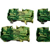 Lot of 7 NEW Wago 2016-1207 TOPJOB S Ground Terminal Block 16mm2 2-Conductor