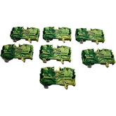 Lot of 7 NEW Wago 2016-1207 TOPJOB S Ground Terminal Block 16mm2 2-Conductor