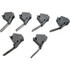 Lot of 6 NEW Wago 285-435 Adjacent Jumper Insulated Gray 85A 2-Way