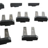 Lot of 10 NEW Wago 285-450 Adjacent Jumper Bar 1000V 150A Gray 2-Way