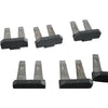 Lot of 10 NEW Wago 285-450 Adjacent Jumper Bar 1000V 150A Gray 2-Way