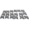 ABB Entrelec M4/6 Screw Clamp Terminal Block Gray Lot of 18