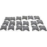 ABB Entrelec M4/6 Screw Clamp Terminal Block Gray Lot of 18