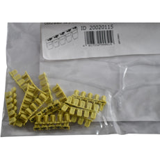 NEW Pack of 19 Wago 2002-115 Protective Warning Marker Yellow TOPJOB S