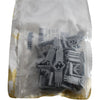 NEW Pack of 25 Wago 209-140 Group Marker Carrier for DIN 35 Rail Gray