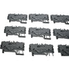 Lot of 29 NEW WAGO 2200-1401 4-Conductor Through Terminal Block Push Button