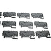 Lot of 29 NEW WAGO 2200-1401 4-Conductor Through Terminal Block Push Button