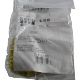 Lot of 5 NEW WAGO 2000-1206 2-Conductor Through Terminal Block TOPJOB S Yellow