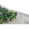 Lot of 5 NEW WAGO 2000-1307 3-Conductor Ground Terminal Block TOPJOB S Green-Yellow
