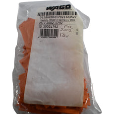 Lot of 21 NEW WAGO 2002-1792 TOPJOB S End and Intermediate Plate Orange 1mm