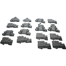 Lot of 16 NEW WAGO TOPJOB S Terminal Blocks 2002-3201 2002-1611 2000-5417