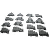 Lot of 16 NEW WAGO TOPJOB S Terminal Blocks 2002-3201 2002-1611 2000-5417