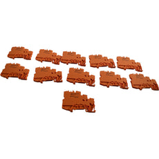 Lot of 11 NEW WAGO 2000-5372 3-Conductor Sensor Supply Terminal Block TOPJOB S