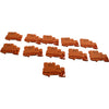 Lot of 11 NEW WAGO 2000-5372 3-Conductor Sensor Supply Terminal Block TOPJOB S