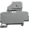 Lot of 3 NEW WAGO 2002-1611 2-Conductor Fuse Disconnect Terminal Block Gray