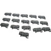 Lot of 16 NEW WAGO 2202-1671 2-Conductor Disconnect Test Terminal Block Push Button