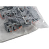 Lot of 5 NEW WAGO 2204-1401 4-Conductor Through Terminal Block Push Button Gray