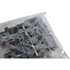 Lot of 5 NEW WAGO 2204-1401 4-Conductor Through Terminal Block Push Button Gray