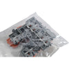 Lot of 5 NEW WAGO 2204-1401 4-Conductor Through Terminal Block Push Button Gray