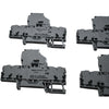 Lot of 7 NEW WAGO 2002-1811/1000-0541 4-Conductor Fuse Disconnect Block 12-30V LED