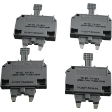 Lot of 4 NEW WAGO 2006-0931/1000-0541 TOPJOB S Fuse Plug Pull-Tab 12-30V Gray