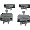 Lot of 4 NEW WAGO 2006-0931/1000-0541 TOPJOB S Fuse Plug Pull-Tab 12-30V Gray