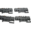 Lot of 7 NEW WAGO 2002-1871 4-Conductor Disconnect Test Terminal Block Gray