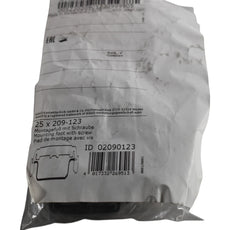 Pack of 16 NEW Wago 209-123 Mounting Foot Screw 6.4mm Wide Gray