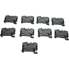 Lot of 9 NEW Wago 2204-1201 TOPJOB S Terminal Block 20-10 AWG Push Button