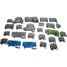 NEW Wago TOPJOB S Terminal Block Mixed Lot 24-10 AWG 800V DIN Rail