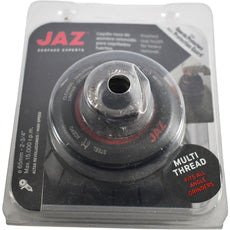 NEW JAZ 72960 2-3/4'' Knot Wire Cup Brush Multi-Thread 5/8''-11 M14 x 2.0