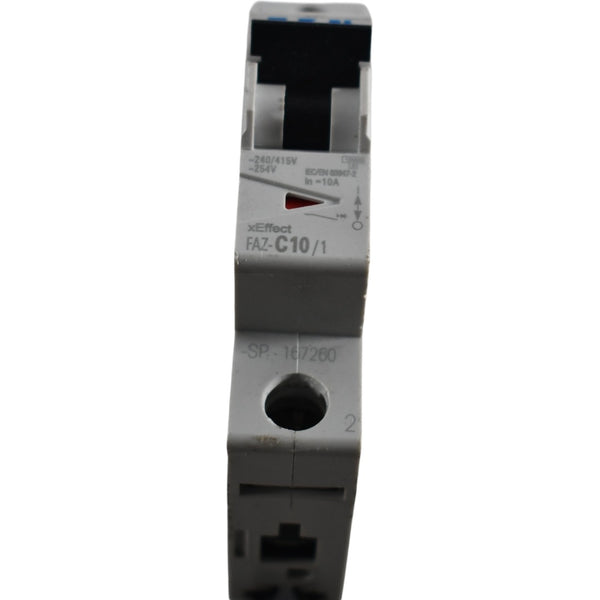 Eaton Moeller FAZ-C10/1-SP 10A 1-Pole 15kA Miniature Circuit Breaker 1 ...