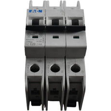 Eaton FAZ-C20/3-NA 20A 3 Pole Miniature Circuit Breaker 240VAC 96VDC xEffect