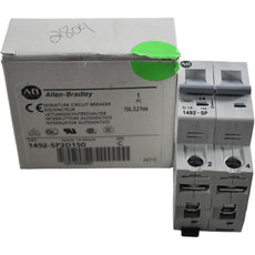 NEW Allen Bradley 1492-SP2D150 Miniature Circuit Breaker 15A 2 Pole D Curve C