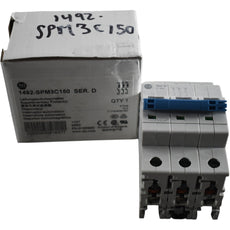 NEW Allen Bradley 1492-SPM3C150 Ser D 3 Pole 15A Supplementary Protector